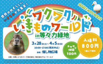 出張動物園(第6回) 開催のお知らせ